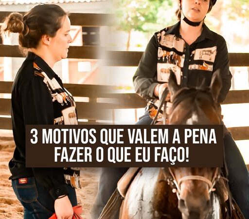 3 MOTIVOS QUE VALEM A PENA FAZER O QUE EU FAÇO!