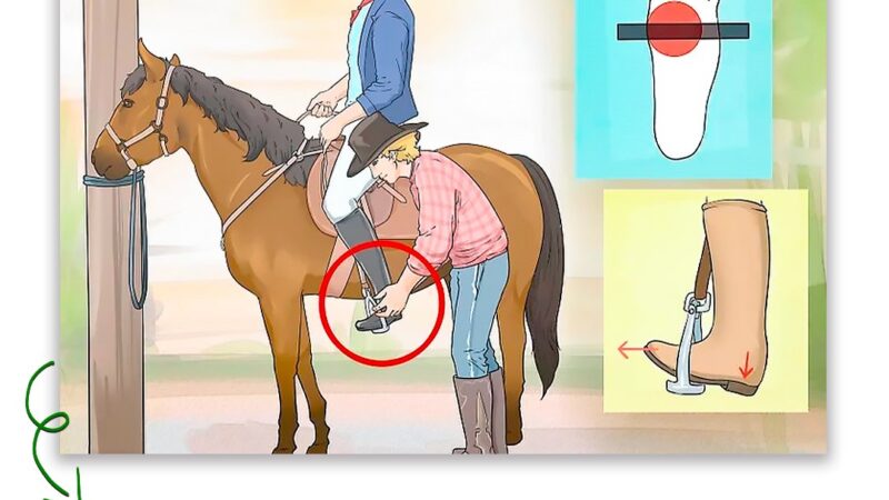 EM QUAL LUGAR DO PÉ APOIAR OS ESTRIBOS?
