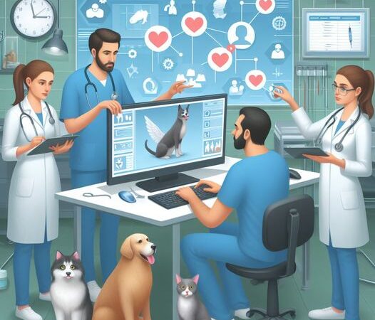 Comunicação interna em clínicas e hospitais veterinários.