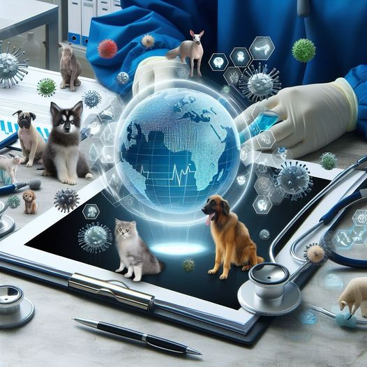 Na veterinária, a vigilância epidemiológica tem um papel crucial na monitorização da saúde animal.