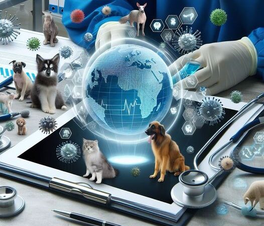 Na veterinária, a vigilância epidemiológica tem um papel crucial na monitorização da saúde animal.