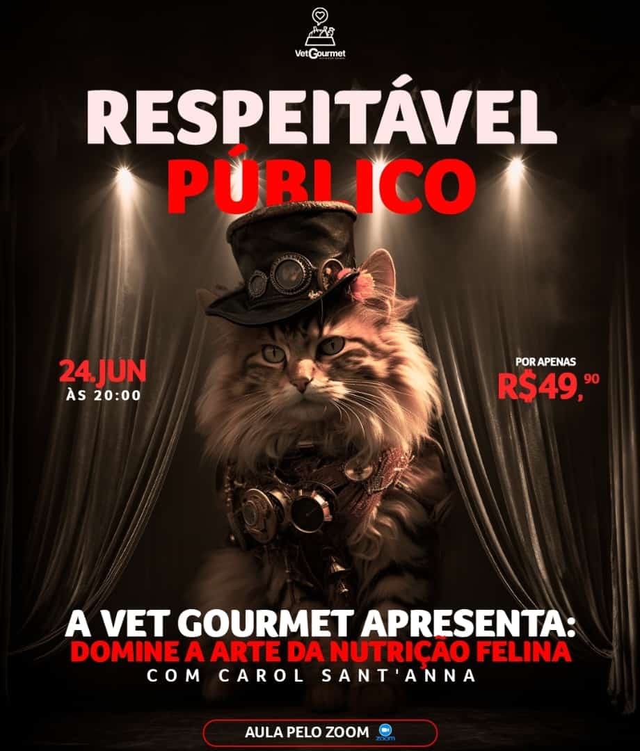 DOMINIE A ARTE DA NUTRIÇÃO FELINA.