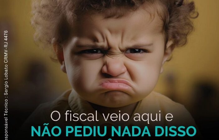 O fiscal veio aqui e Não Pediu Nada Disso Que Você Fala Nas Palestras !!!