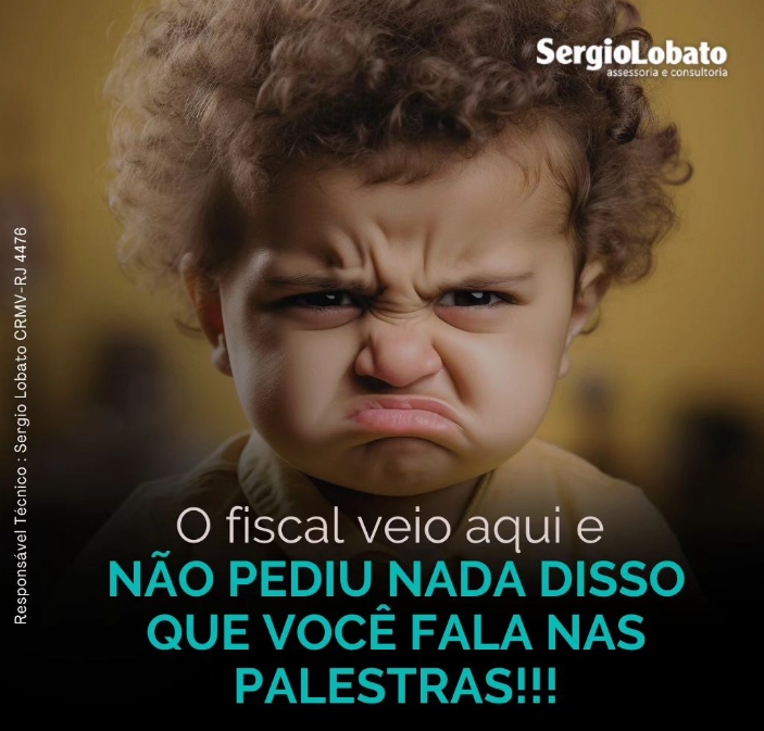 O fiscal veio aqui e Não Pediu Nada Disso Que Você Fala Nas Palestras !!!