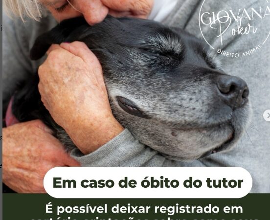 Em caso de Óbito do Tutor como ficam os Pets?