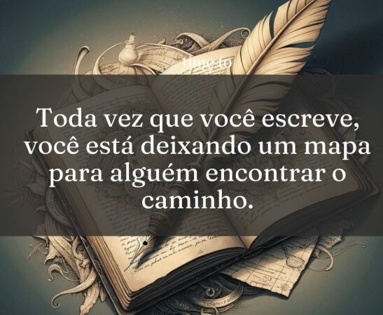 📚 O Poder da Palavra Escrita: Criando Mapas de Experiência.