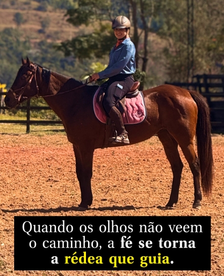 Há momentos em que os olhos não conseguem enxergar o caminho.