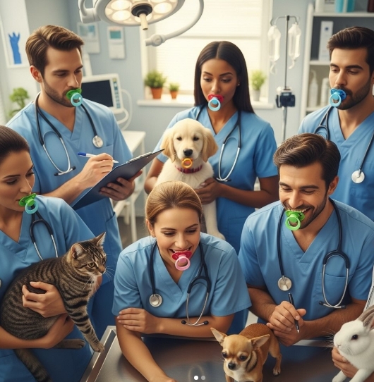 😮 Veterinários com Chupeta no Hospital Veterinário? 😮