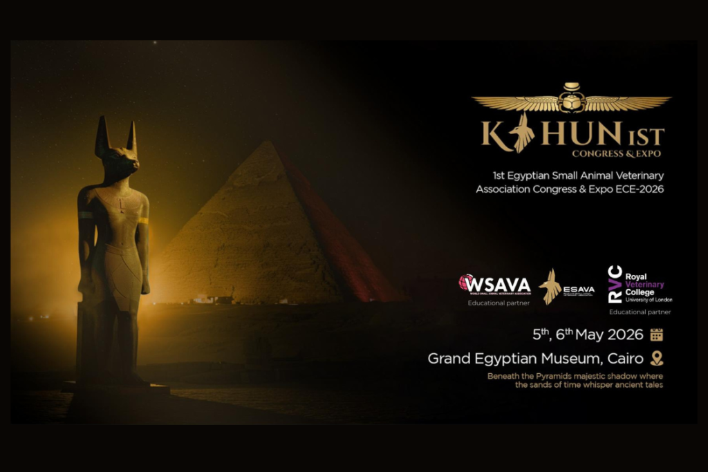 WSAVA faz parceria com a ESAVA para o Primeiro Congresso & Expo Kahun no Cairo – 5–6 de maio de 2026.