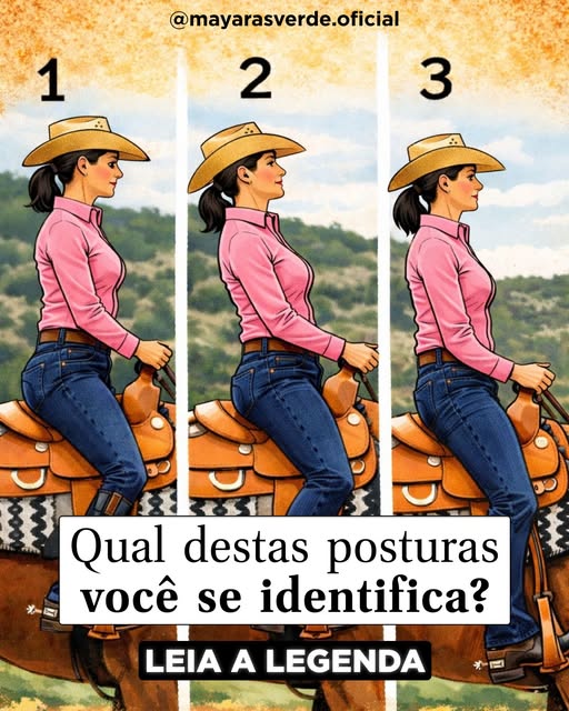 Qual destas posturas você se identifica.