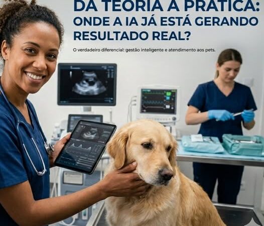 Você já percebeu que a inteligência artificial está em todo lugar, mas poucas clínicas e hospitais veterinários realmente sabem como usá-la?