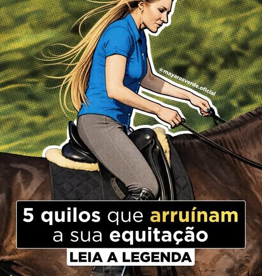 5 quilos que arruínam a sua equitação.