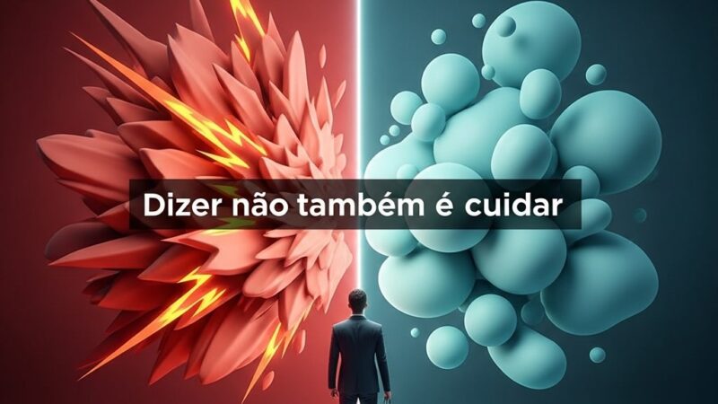 Dizer “não” não é um sinal de frieza ou falta de colaboração.