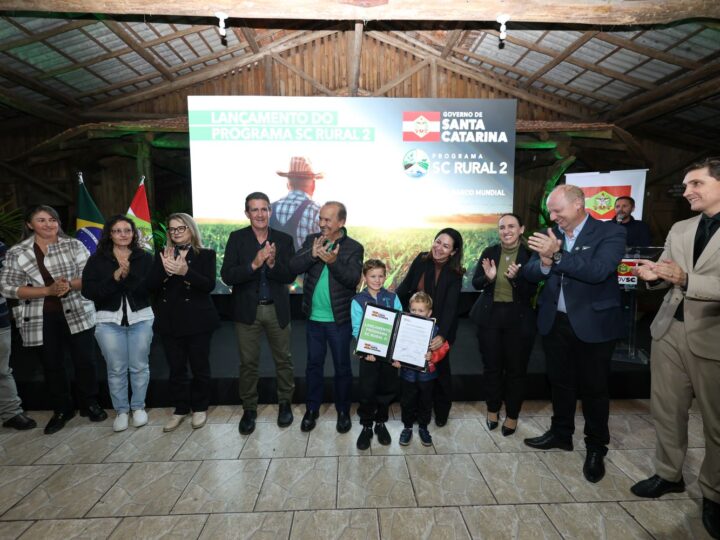 Programa SC Rural 2 é lançado pelo Governo de Santa Catarina com meta de aumentar renda de 48 mil famílias que vivem no campo.