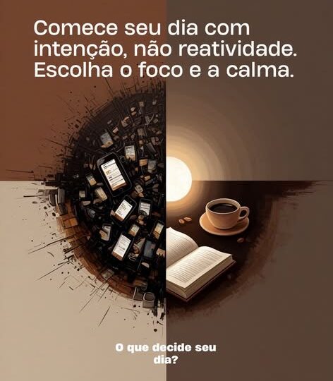 Você já decidiu como vai ser o seu dia hoje?