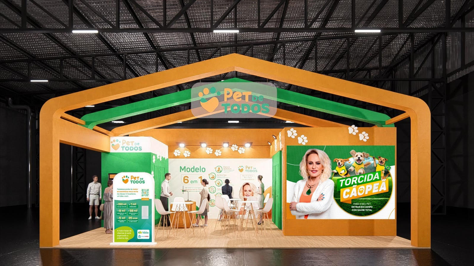 Na ABF Expo, Pet de TODOS apresenta modelo de negócio que une grande base de clientes, seis fontes de receita e Ana Maria Braga.