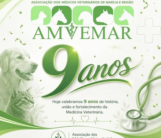 AMVEMAR completa 9 anos! 🎉💚