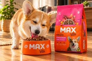 Alimento para cães sabor Strogonoff é destaque na ExpoVet Minas 2026.